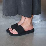 Women's Slide Platform Black